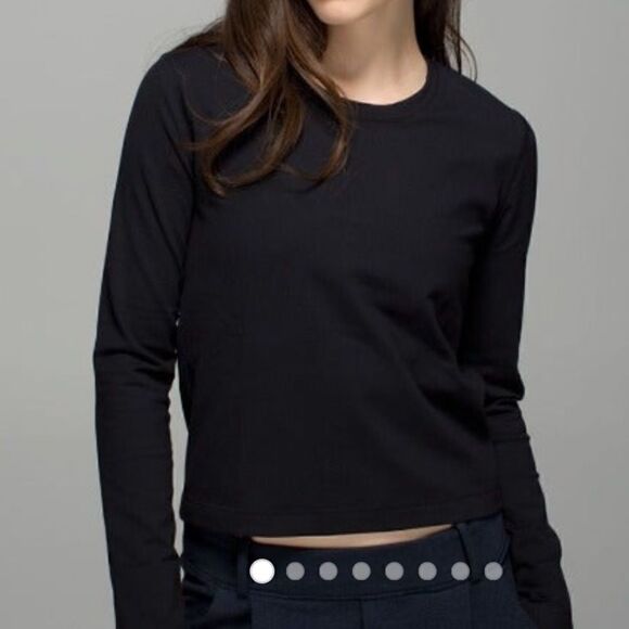 LULULEMON back up long sleeve top black - Picture 2 of 13